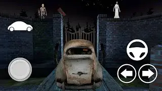 Car Escape Through The Door In Granny 3 !!