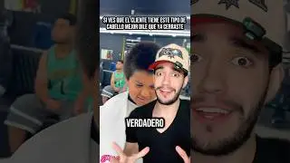 &ldquo;Si entra a tu barber&iacute;a con este cabello, mejor baja la cortina&rdquo; 😂💈