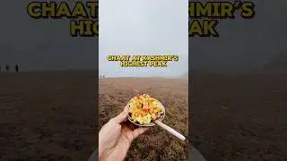 Chaat at Kashmir&rsquo;s highest peak 😱 #food #foodshorts #sachasachareview
