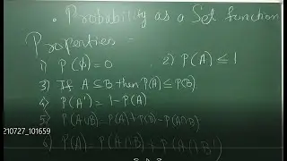 Lecture 3: Axiomatic approach to probability. Proof of some important properties in probability