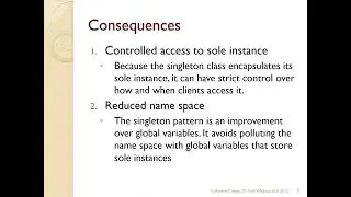 8-2-2 (Creational) Singleton Design Pattern