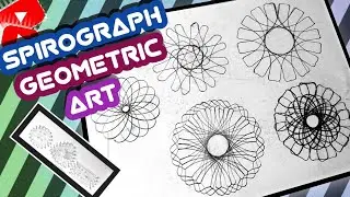 Spirograph 🛞| Geometric Art | Design Ruler Drawing | By Saima