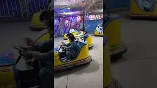 Yellow Dodgem Car Fastest Bumper Car #funny #funslide #viral #Dodgem #ElectricRide #ChallengerCar