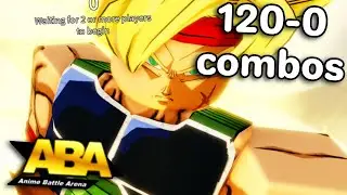 SSJ Bardock One Shot Combos in ABA
