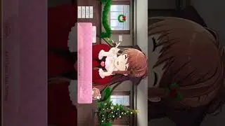 Merry Christmas 🎅 🎁| monika after story short #ddlc #monika #shorts #christmas  #dokidoki #foryou