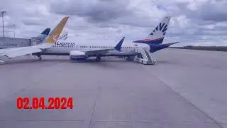 🇹🇷Anreise Flug von Leipzig nach Antalya 02.04.2024 mit dem Airbus A 320 Vlog1.#airbusa320#antalya
