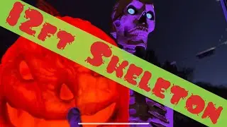 12 foot tall Skeleton unboxing and review