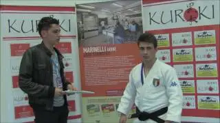 Andrea Carlino interview (-60kg men bronze medal) - 