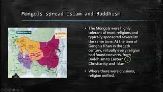 AP World History Class #26: Overview of the Mongols