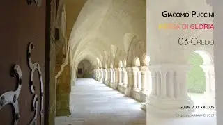 Puccini, Giacomo | Messa di Gloria 3  Credo | Guide voix Altos