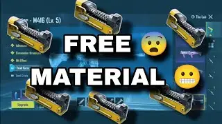 Free mini materials 🙀Finally upgrade | M416 glacier | #bgmi #bgmobile #shorts #ytshorts
