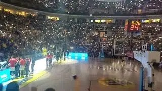 Fenerbahçe Beko - Bayern Münih EuroLeague 9.Hafta Taraftar Freed From Desire ile coşuyor