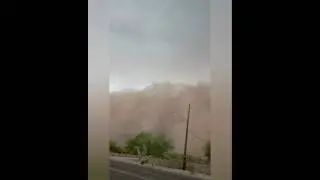 DUST STORM 2025 Phoenix Arizona (Massive) 😳😷