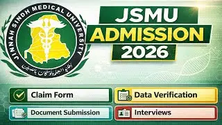 JSMU ADMISSION 2026|JSMU DATA VERIFICATION|JSMU CLAIM FORM|JSMU PHARMD ADMISSION|JSMU DPT ADMISSION