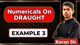 Example On Chimney Draught | Numerical On Draught | Example 3 | Problem On Chimney Draught