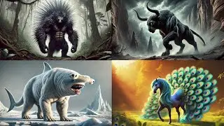 Amazing Wild Animals Fusion | Horse, Panther,  Polar Bear, Gorilla + Animals