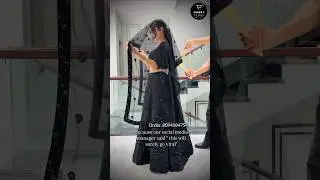 वाह !! Most Beautiful  Lehenga | Cheapest and New Black Lehenga | Black Lehenga #shorts #lehenga