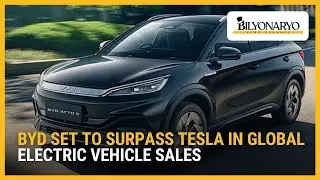 Компания BYD готова превзойти Tesla по мировым продажам электромобилей | Business Brief