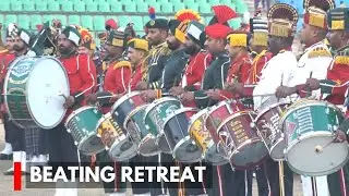 Beating Retreat Ceremony held in Jammu
