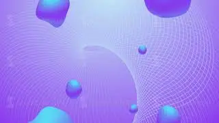 Colorful shapes. Abstract background animation.