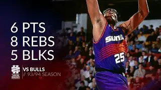 Oliver Miller 6 pts 8 rebs 5 blks vs Bulls 93/94 season