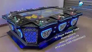 Hot Sale 86 inch 10 seater fish table by HomingGame#fishtablegames #games #fishtablemachine #usafish