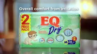 EQ Dry | Value for money diaper na iwas-rashes ng mga EQ Moms