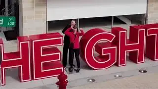 Humble Sign Co HEB Heights Fabricated Letters Art Piece
