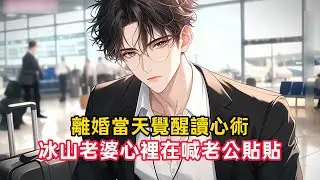 《離婚當天覺醒讀心術，冰山老婆心裡在喊老公貼貼》我以為娶了個高冷女教授，結婚兩年卻像合租室友，直到某天，我突然能聽見她的心聲……#漫畫解說