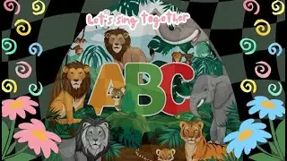 ABC's Alphabet Song | Toddler Learning Song with Jungle theme | @JumpyKidsTV