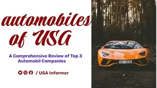 Top Three Automobiles Companies in U.S.A | USA Informer
