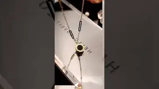 Minimalist Roman Numeral Necklace - High Quality Titanium Steel, 18k Yellow Gold Plated