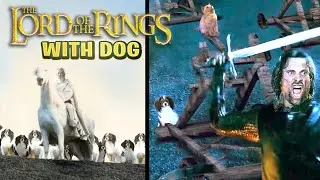 Dog helps Aragorn win the battle of Helms Deep (LOTR)