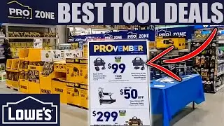 Best Tool Deals at LOWE'S HOME IMPROVEMENT (November 2020)