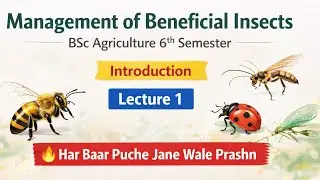 Management of beneficial insect bsc agriculture most important questions and answers part 1