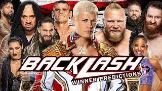 WWE Backlash 2023 Match And Winner Predictions