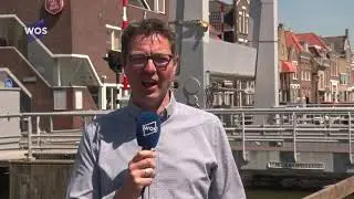 Brugdek in Maassluis stort naar beneden