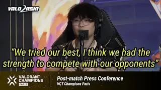 Dragon Ranger Gaming (G2 vs. DRG) Post-Match Press Conference at VCT Champions Paris 2025