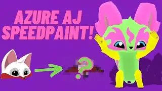 Animal Jam: Azure AJ Speedpaint!