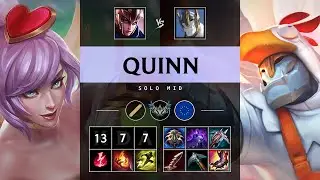 Quinn Mid vs Galio - EUW Challenger Patch 25.21