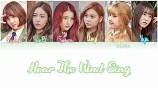 GFRIEND &ndash; HEAR THE WIND SING (바람의 노래) Lyrics Color Coded [Eng/Han/Rom]