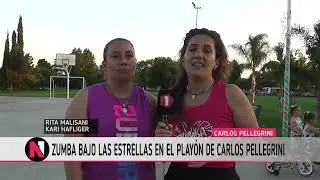 ZUMBA BAJO LAS ESTRELLAS EN EL PLAYÓN DE CARLOS PELLEGRINI