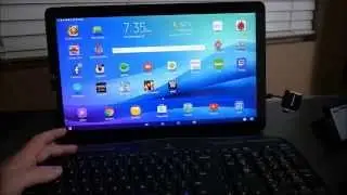 18.4 inch Samsung Galaxy View Tablet Keyboard & Mouse Test