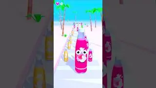 Juice Run 🧃 Red Vs Green Vs Yallow How Wining #viral #shorts