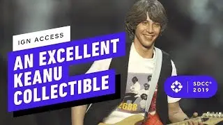 A Most Excellent Keanu Reeves Action Figure at Comic Con 2019