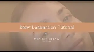 Brow Lamination Step-by-Step Tutorial
