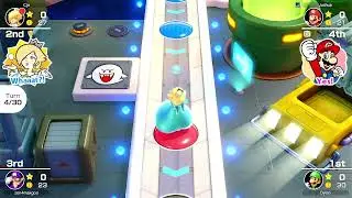 Mario Party Superstars - Space Land (4 Players, Online Play, Waluigi Vs Rosalina Vs Mario Vs Luigi)