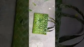 Coconut Leaf Ladies Purse #design #theskillsarts #craft #leaf