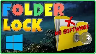 How to Lock Folder with Password in Windows (No Software Needed)