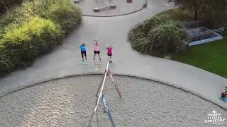 Fitness Bootcamp Training in Altona aus der Luft Team DockFit